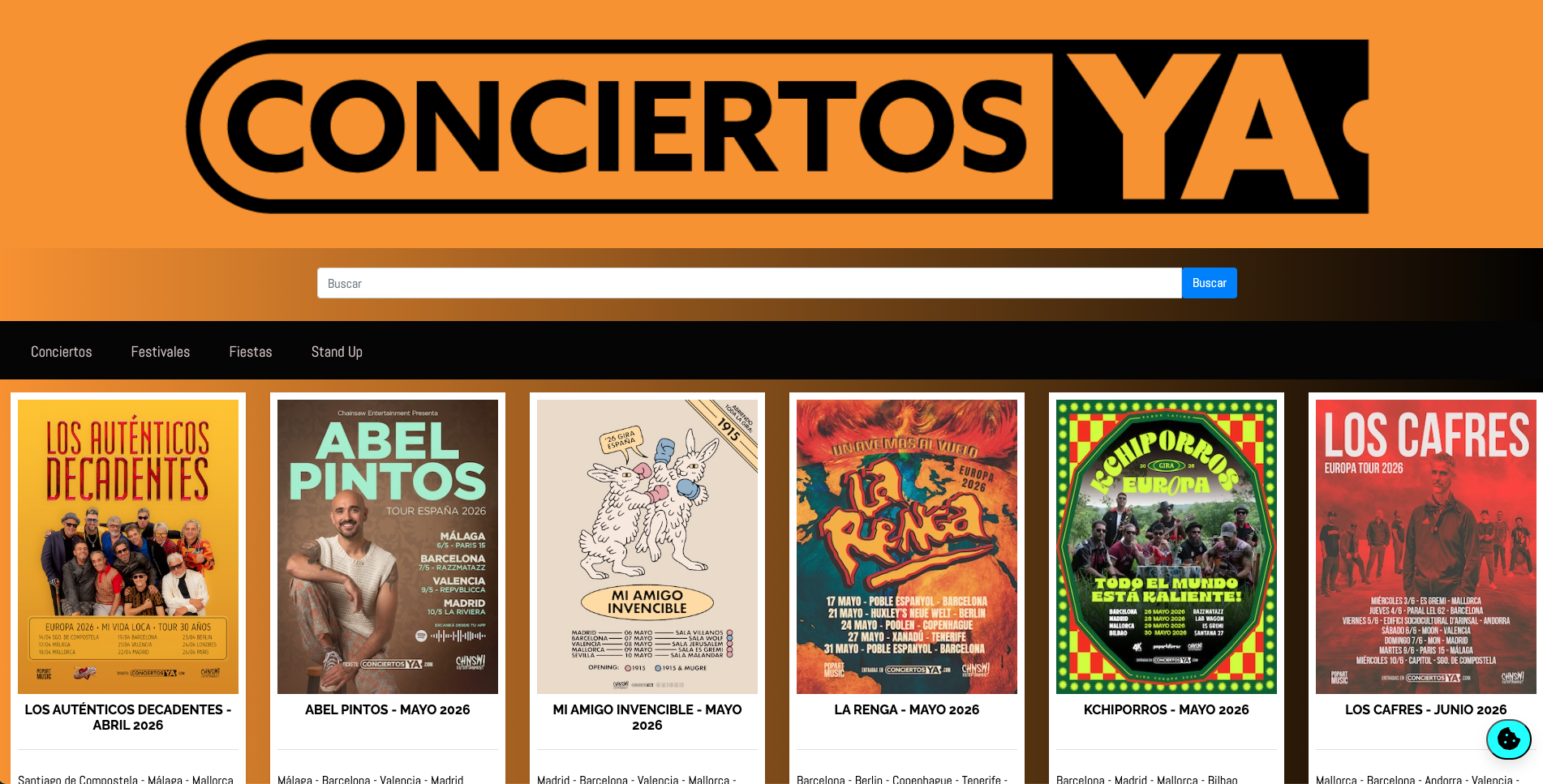 ConciertosYa Europa